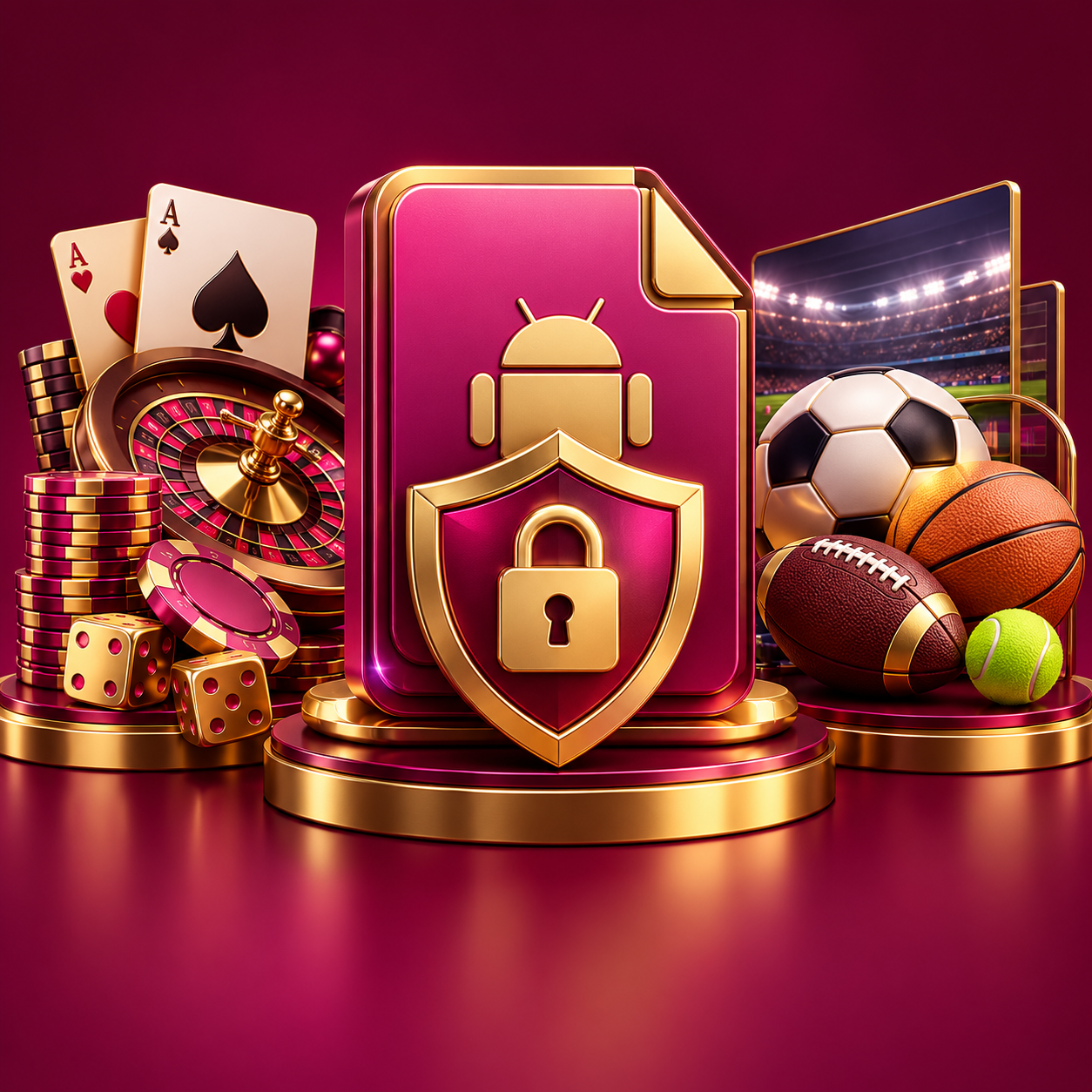 Protected installation package between casino and sports tiles